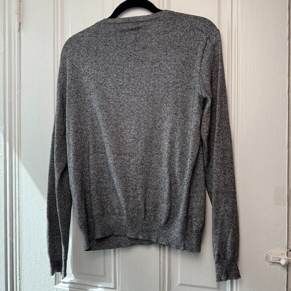 American Apparel Sweater Womens XS Gray Knit Pullover Long Sleeve Combed Cotton - Picture 5 of 6
